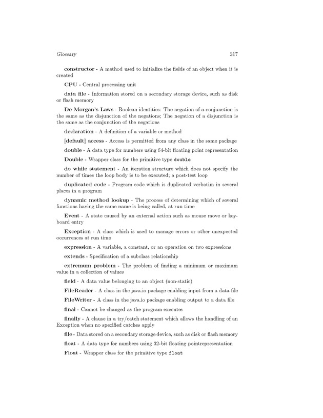 Introduction to Computer Science with Java Programming - Page 317